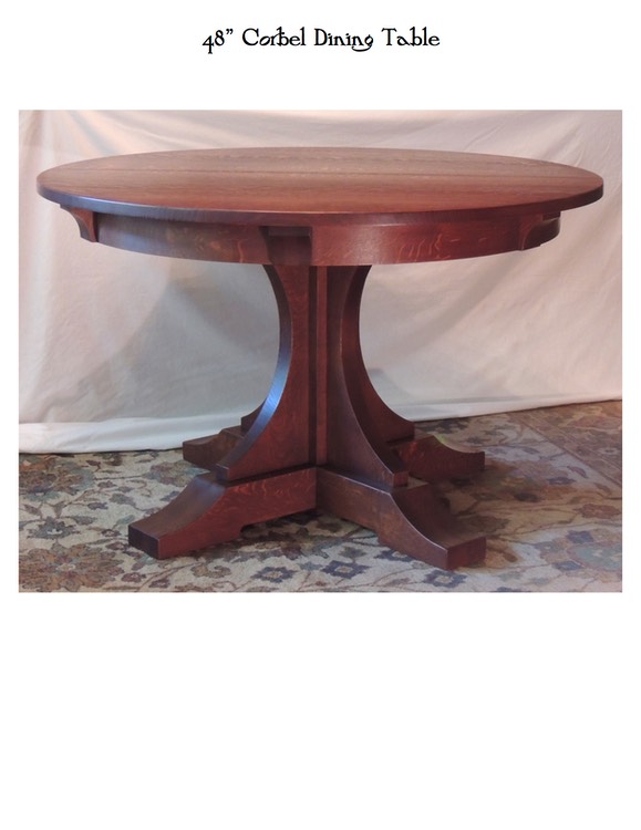 48" Corbel Dining Table