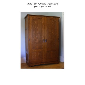 Arts & Crafts Armoire - Berkeley Mills