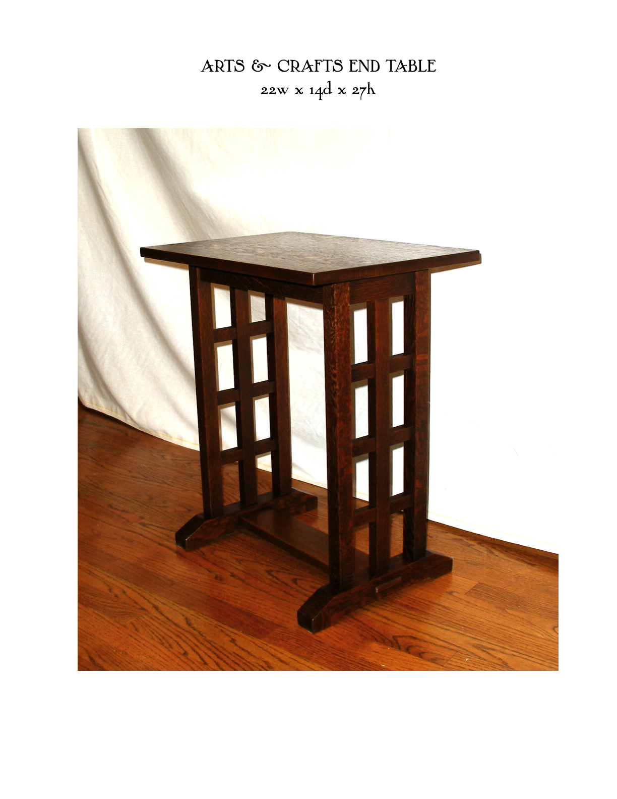 Arts and Crafts Furniture Design