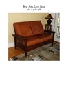 Bow Arm Love Seat