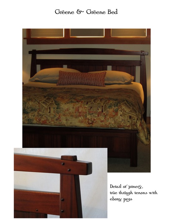 Greene & Greene Bed