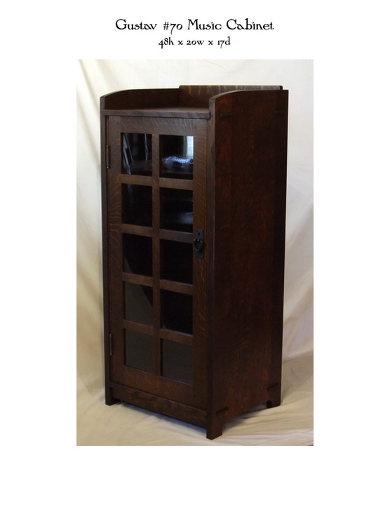 Gustav #70 Music Cabinet