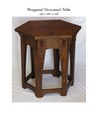 Hexagonal Occasional Table
