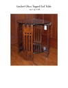 Limbert Glass Topped End Table
