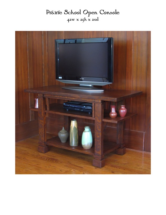 Prairie School Open Console
