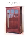 Single Door Curio Cabinet