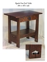 Spade Foot End Table