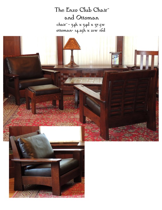 The Enzo Club Chair and Ottoman