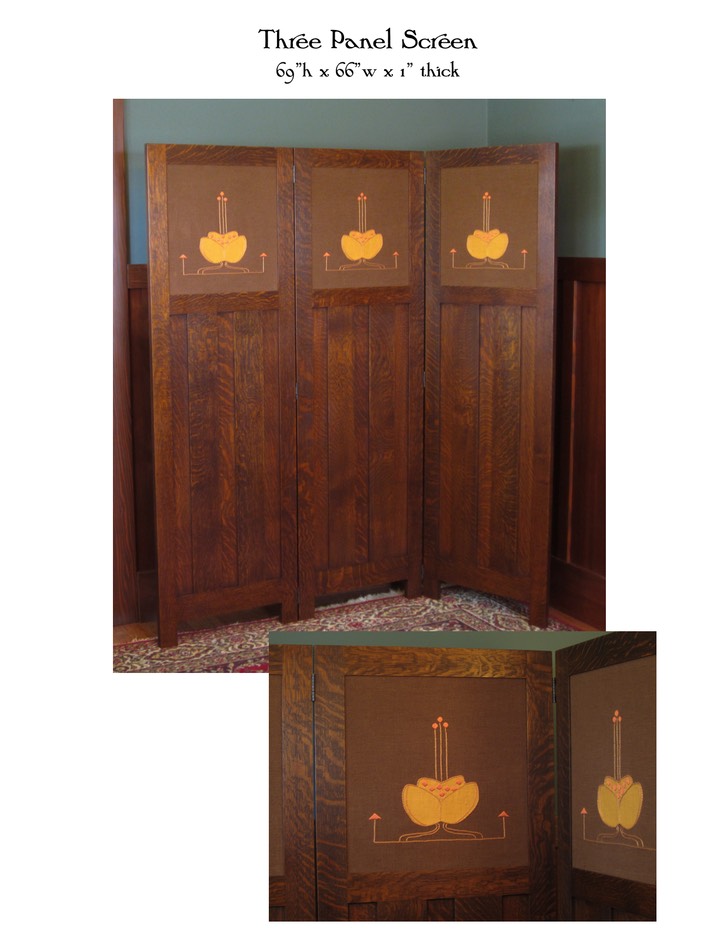 Three Panel Screen